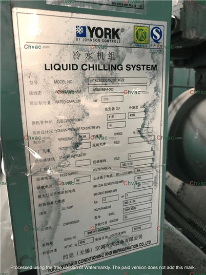 Caerefrog 600TR Chiller Mewn Stoc